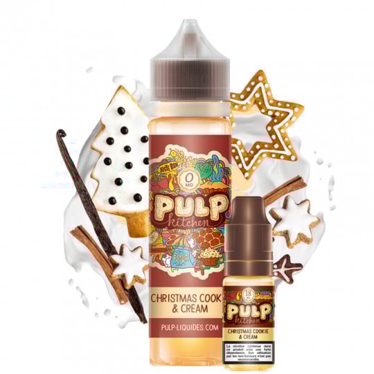 E-liquide Christmas Cookie & Cream - Pulp Kitchen by Pulp | 60ml avec nicotine