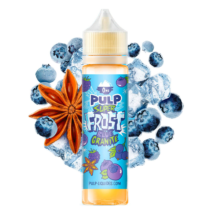 E-liquide Blue Granité (baies bleues, anis, fraîcheur) - Super Frost & Furious 50 ml