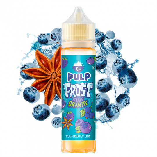 Blue Granité - Shortfill Format - Frost & Furious by Pulp | 50ml Blue Granité - Shortfill Format - Frost & Furious by Pulp | 50ml