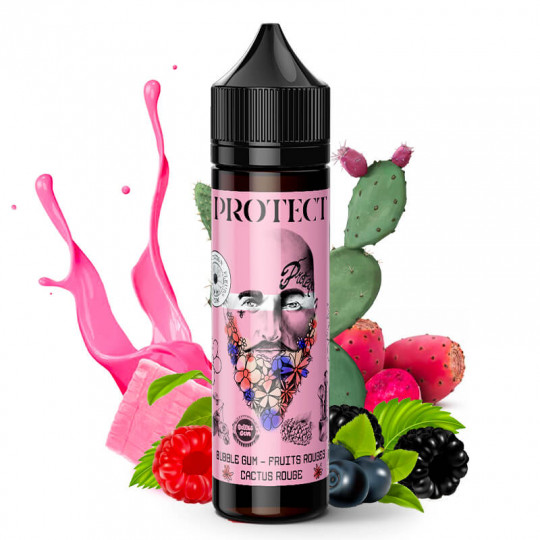 Bubble Gum Fruits Rouges Cactus Rouge - Protect | 50ml "Shortfill 70ml"