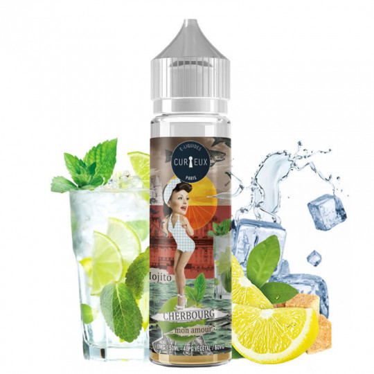 Cherbourg Mon Amour (Mojito) - Édition Hexagone by Curieux | 50ml "Shortfill 70ml"