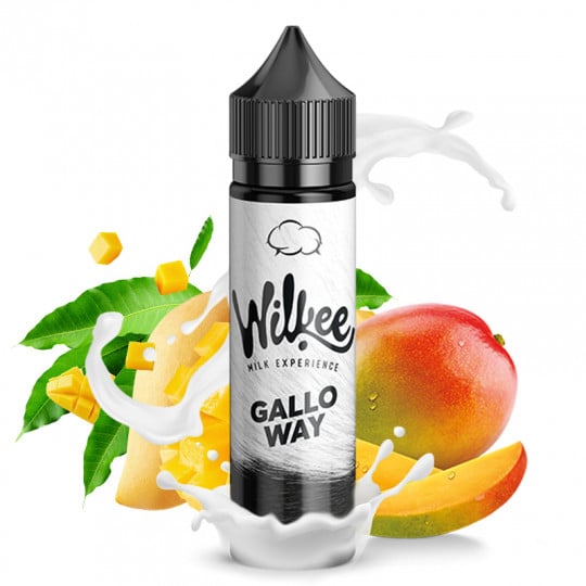 E-Liquide Gallo Way (Milch & Mango) - Wilkee by Eliquid France | 50ml "Shortfill 60ml"
