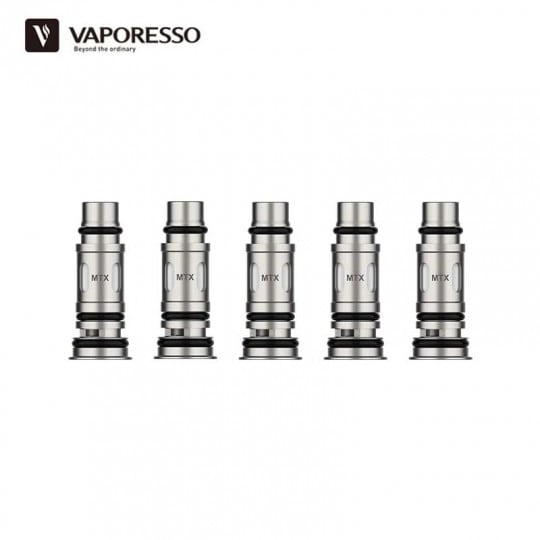 Verdampfeköpfe MTX - Vaporesso | 5er-Pack Verdampfeköpfe MTX - Vaporesso | 5er-Pack