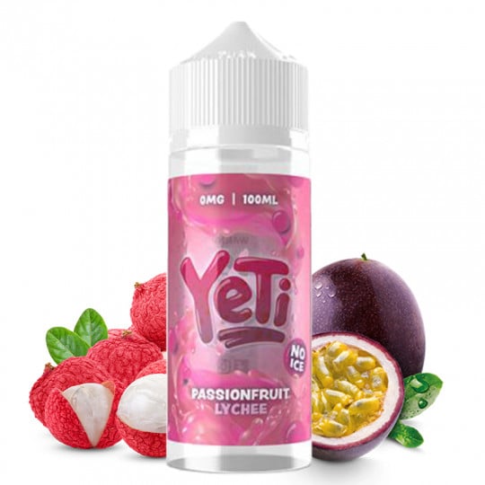 Passion fruit Lychee "No Ice" - Yeti Defrosted by Yéti | 100ml "Shortfill 120ml"