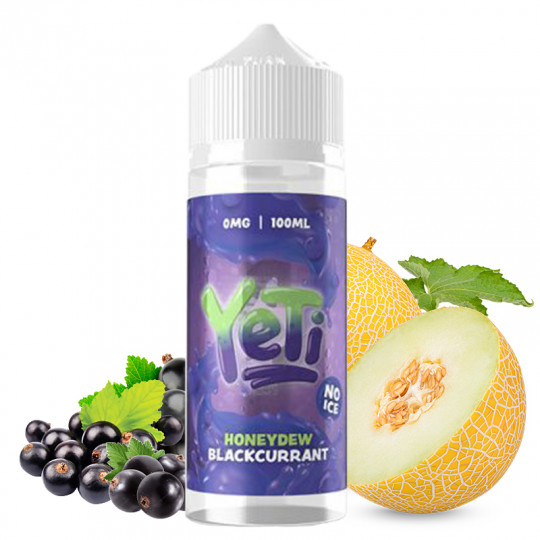 Honeydew Blackcurrant "No Ice" (Melone & Cassis) - Yeti Defrosted by Yéti | 100ml "Shortfill 120ml"