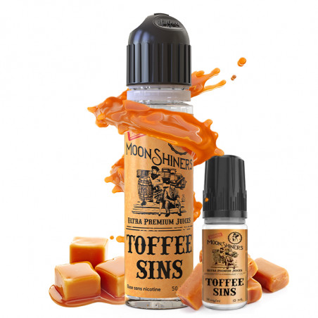 Toffee Sins (Karamell) - Moonshiners | 50ml "Shortfill 60ml mit Nikotin"