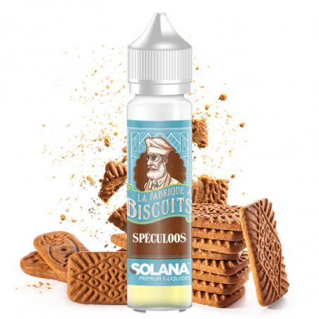 E-liquide Speculoos - La Fabrique à Biscuits by Solana | 50ml "Shortfill 60ml"