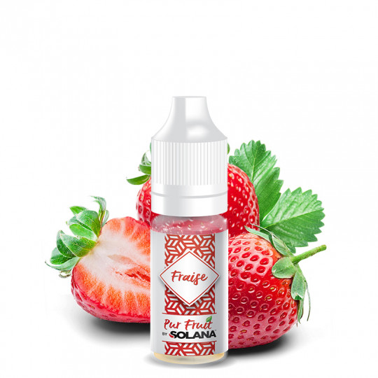 E-liquide Fraise - Pur Fruit by Solana | 10ml