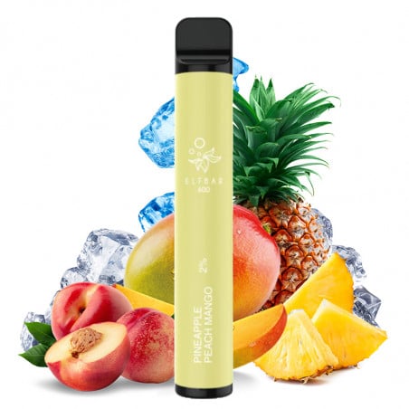 Vape pen disposable Elf bar 600 Pineapple Peach Mango - Elf bar