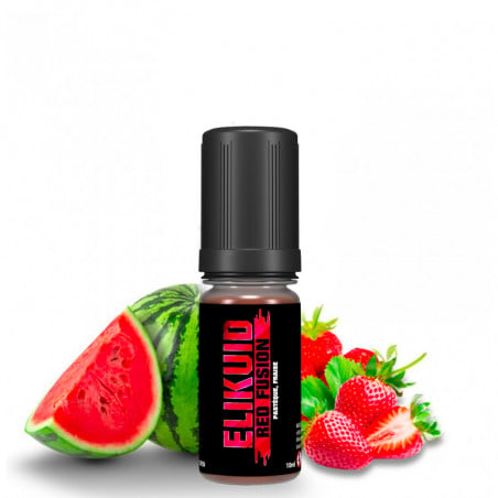 Red Fusion (Wassermelone, Honigmelone & Erdbeere) - Elikuid by O'Jlab | 10ml