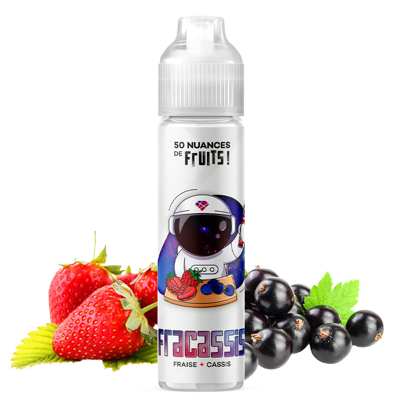 50 ml E-Liquid Fracassis (Erdbeere & Cassis) - 50 Nuances de Fruits by The Fuu