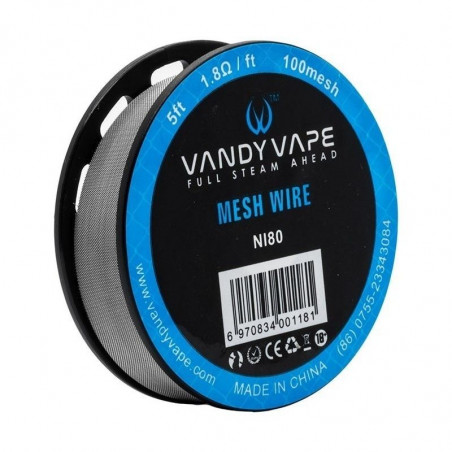 Bobine Mesh Wire Ni80 - Vandy Vape