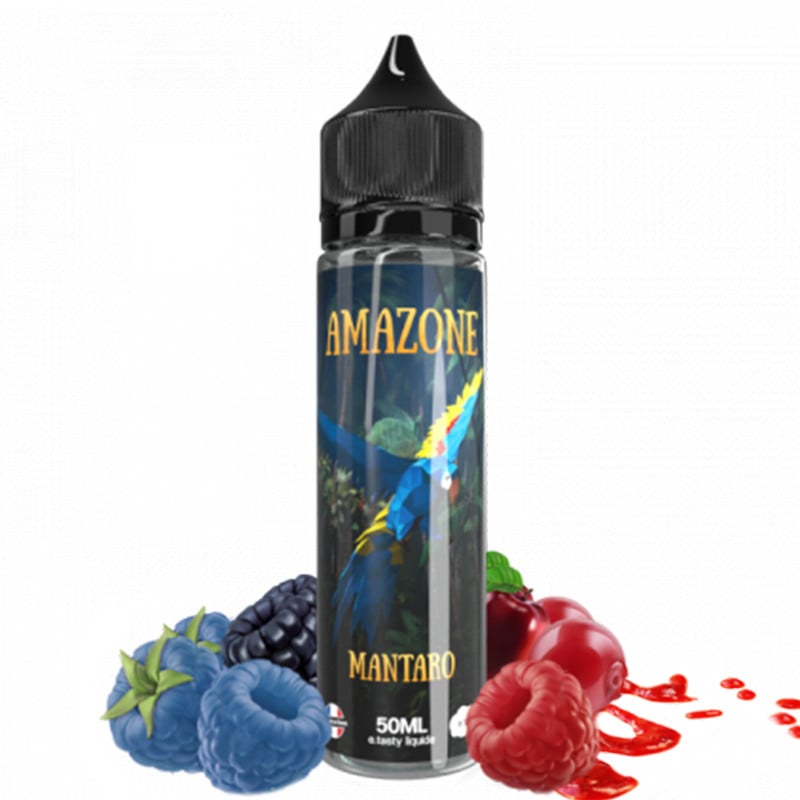 E-liquide Mantaro (framboise bleue, mûre, myrtille, baies de goji, fruits rouges) - Amazone 50 ml