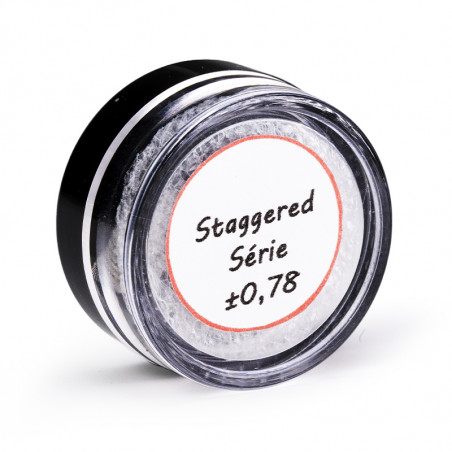 Staggered Fused Clapton Serie 0.78 ohm Coils - RP Coils | Pack x2