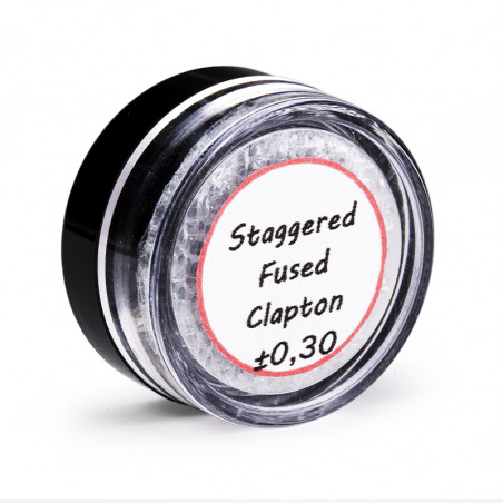 Staggered Fused Clapton 0.30 ohm Coils - RP Coils | Pack x2