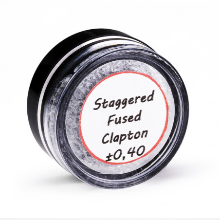 Staggered Fused Clapton 0.40 ohm Coils - RP Coils | Pack x2