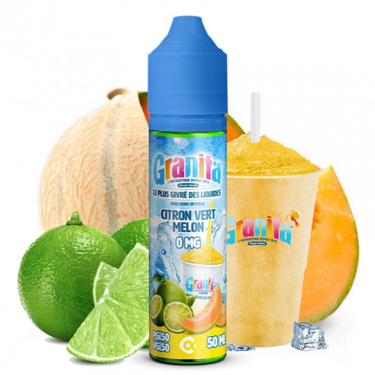 Limette Melone - Granita by Alfaliquid | 50 ml "Shortfill 75 ml" Limette Melone - Granita by Alfaliquid | 50 ml "Shortfill 75 ml"
