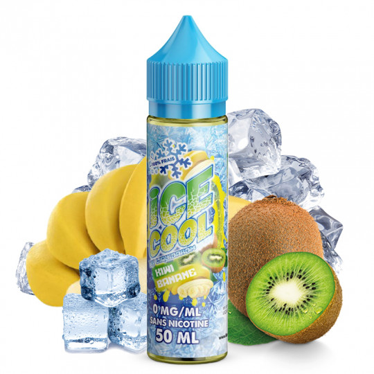 Kiwi Banane - Ice Cool by LiquidArom | 50 ml "Shortfill 75 ml"