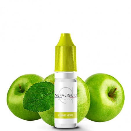 E-Liquid Green Apple - Alfaliquid | 10ml