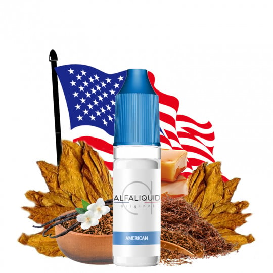 E-Liquid American (Classic Blond, Vanille & Karamell) - Alfaliquid | 10ml