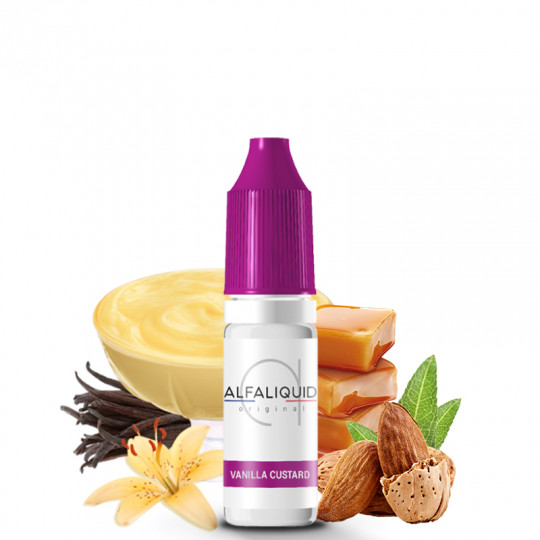 E-Liquide Vanilla Custard - Alfaliquid | 10ml