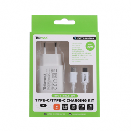 Kit Chargeur Type C 3A - Tekmee