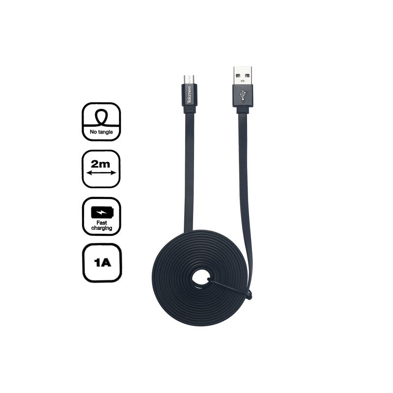 Câble de Charge USB vers Micro USB 2M - Tekmee