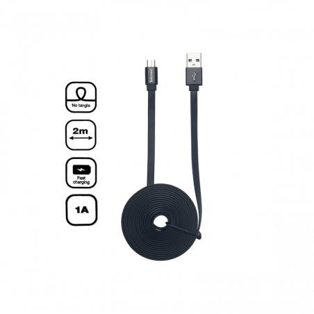 2M USB to Micro USB charging cable - Tekmee