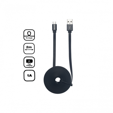 Câble de Charge USB vers Micro USB 2M - Tekmee