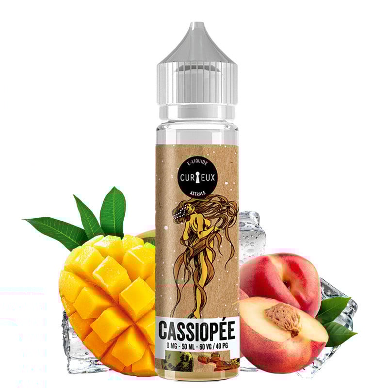 E-Liquide Cassiopée (mangue, pêche, frais) 50 ml édition Astrale