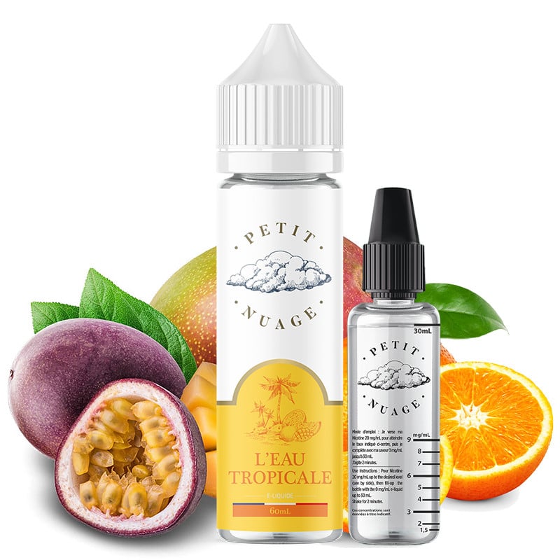 E-liquide L'eau Tropicale - Petit nuage - 60 ml