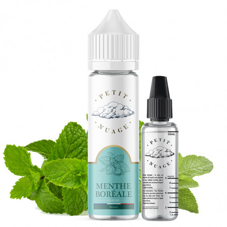 Menthe Boréale - Shortfill format - Petit nuage | 60 ml