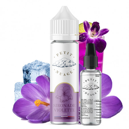 Sironade Violette - Shortfill Format - Petit Nuage | 60ml