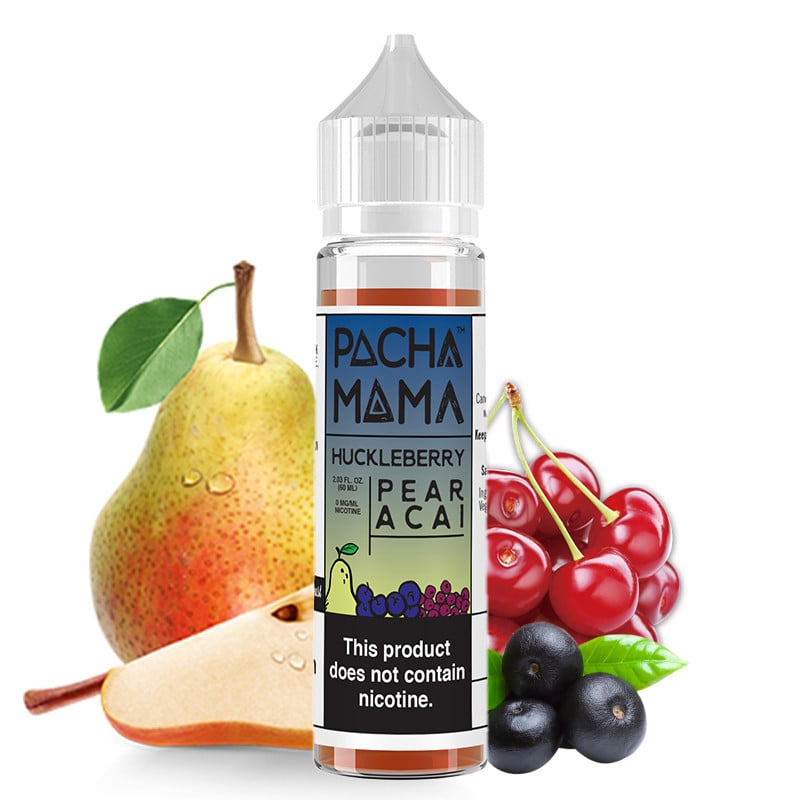 E-Liquid Huckleberry Pear Acai (Birne, Heidelbeere & Acai) - Pachamama