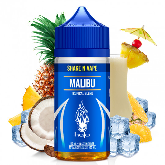 Malibu - Shortfill format - Halo | 50 in 100ml