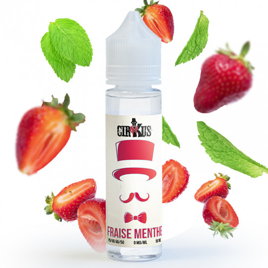 Strawberry Mint - Cirkus Authentic - VDLV | 50ml "Shortfill" 60 ml