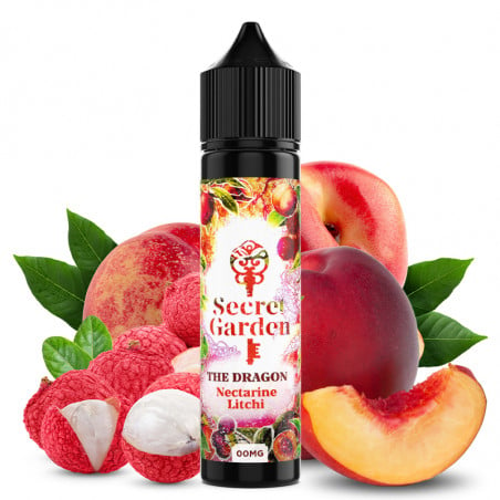 The Dragon ( Nektarine & Litschi) - Secret Garden by Secret's Lab | 50ml "Shortfill 75ml"