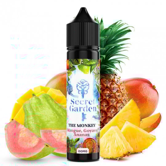 The Monkey (Mango, Guave & Ananas) - Secret Garden by Secret's Lab | 50ml "Shortfill 75ml" The Monkey (Mango, Guave & Ananas) - Secret Garden by Secret's Lab | 50ml "Shortfill 75ml"