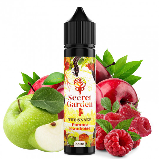 The Snake (Apfel & Himbeere) - Secret Garden by Secret's Lab | 50ml "Shortfill 75ml"