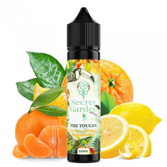 The Toucan (Zitrone, Orange & Mandarine) - Secret Garden by Secret's Lab | 50ml "Shortfill 75ml"