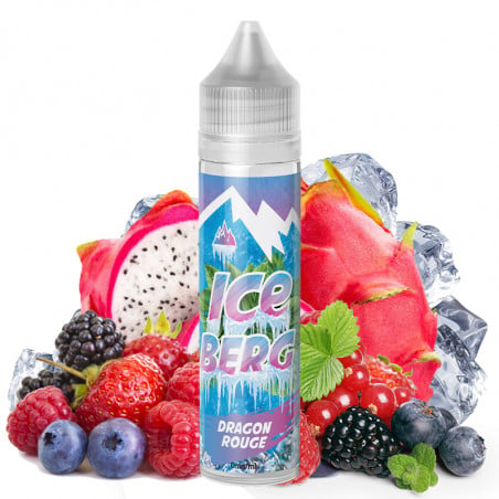 Dragon Rouge ( Drachenfrucht & Rote Früchte) - Iceberg by O'Jlab | 50 ml "Shortfill 70 ml"