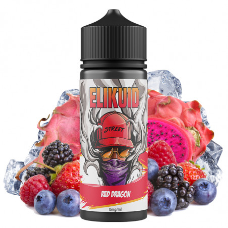 Red Dragon ( Drachenfrucht & Waldbeeren) - Elikuid Street by O'Jlab | 100ml "Shortfill 120ml"