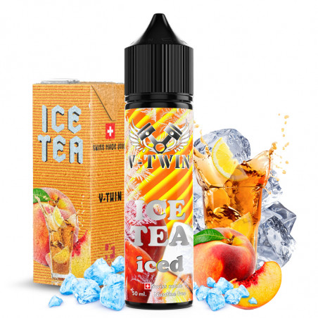E-liquid Ice Tea Peach Iced - V-Twin by Blakrow | 50ml "Shortfill 75 ml"