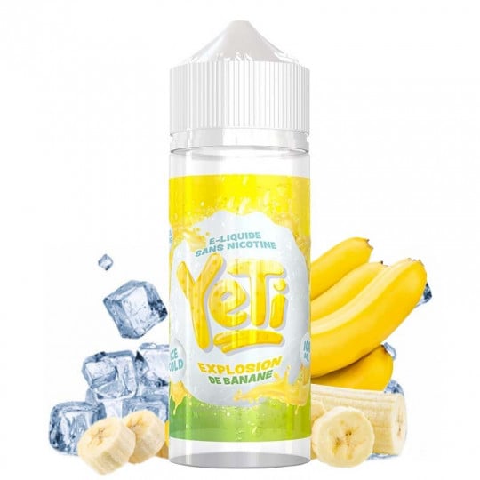 Banana Blast - Ice Cold by Yeti | 100 ml "Shortfill" 120 ml