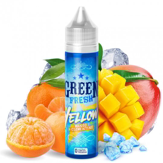Yellow (Mango & Mandarine) - Green Fresh by Green Vapes X Fruizee | 50 ml "Shortfill 70 ml" Yellow (Mango & Mandarine) - Green Fresh by Green Vapes X Fruizee | 50 ml "Shortfill 70 ml"