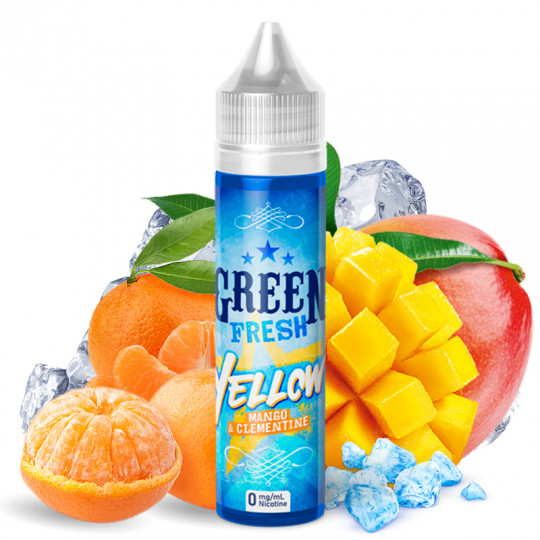Yellow - Green Fresh by Green Vapes X Fruizee | 50 ml "Shortfill 70 ml" Yellow - Green Fresh by Green Vapes X Fruizee | 50 ml "Shortfill 70 ml"
