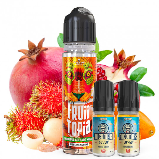 E-liquide Rambutan Grenade Kumquat - Fruiitopia | 60ml avec nicotine