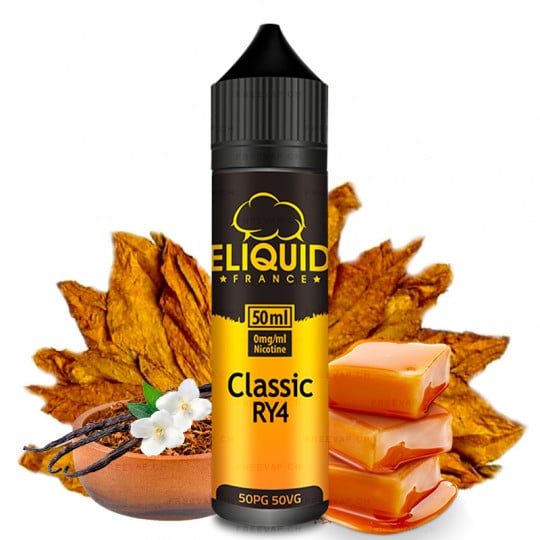 Classic RY4 - Shortfill format - Originals by Eliquid France | 50ml Classic RY4 - Shortfill format - Originals by Eliquid France | 50ml