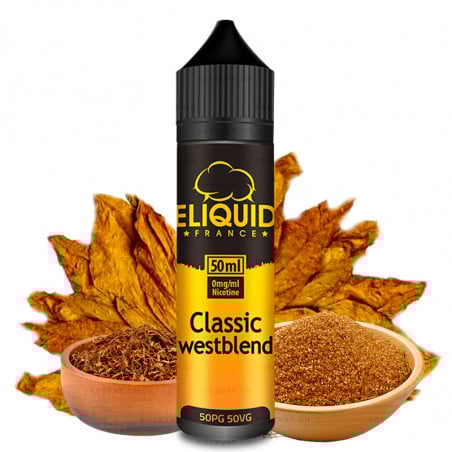 Classic Westblend - Shortfill format - Originals by Eliquid France | 50ml