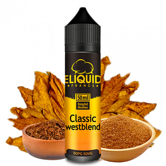 Classic Westblend - Shortfill format - Originals by Eliquid France | 50ml Classic Westblend - Shortfill format - Originals by Eliquid France | 50ml